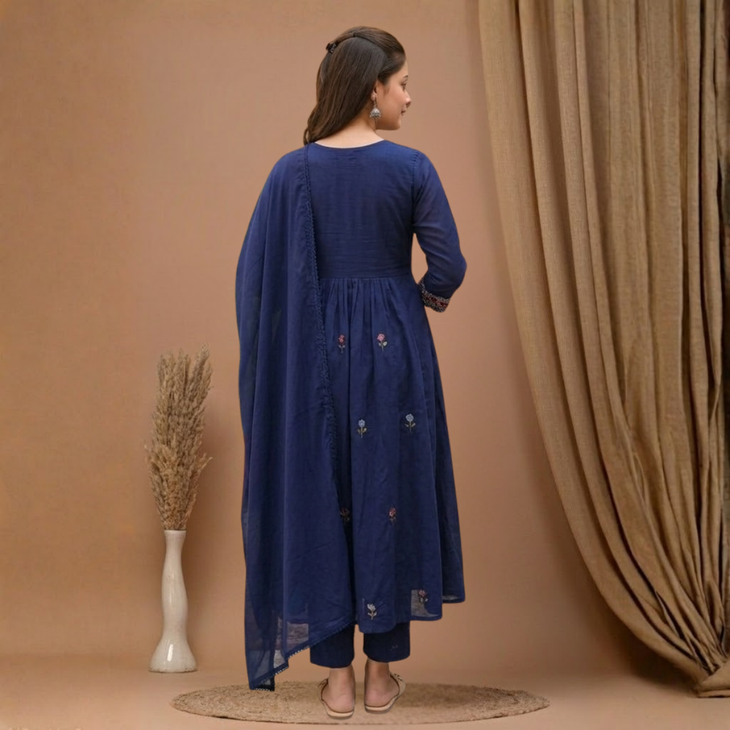 Pack of 3 Kurta Pant Set with Dupatta (DMK-5)