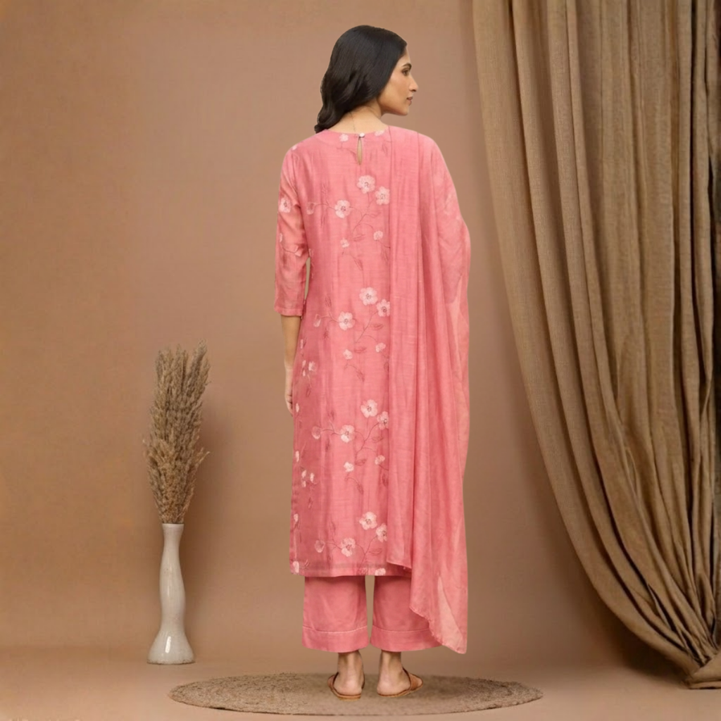 Pack of 3 Kurta Pant Set with Dupatta (DMK-5)
