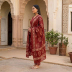 3 Combo Set Included Kurta, Pants & Dupatta with elegant prints | KS-02
