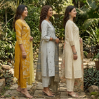 Pack of 3 Elegant Kurta Pants & Dupatta Set (E-07)