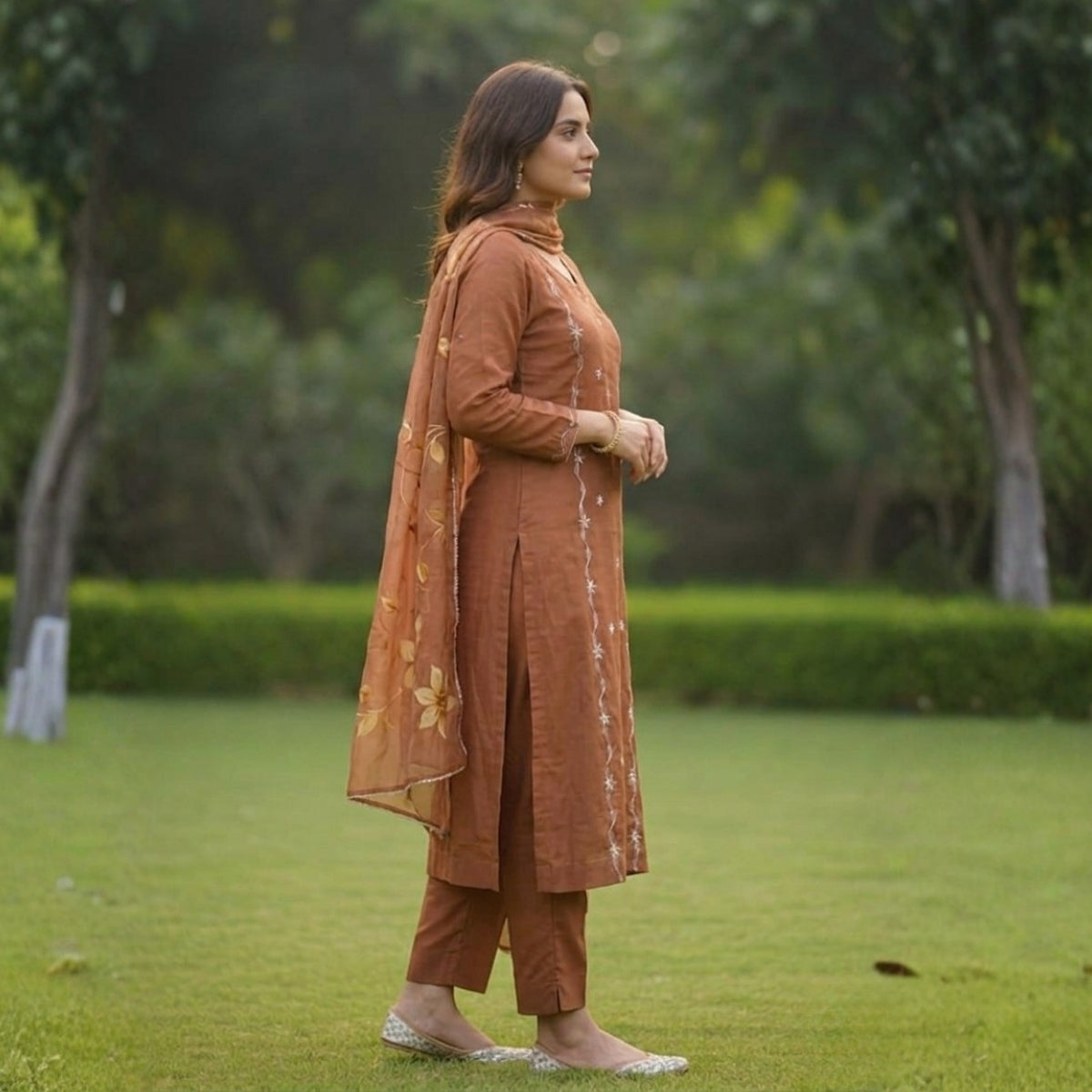 3 Combo Set Included Kurta, Pants & Dupatta with elegant prints | KS-02