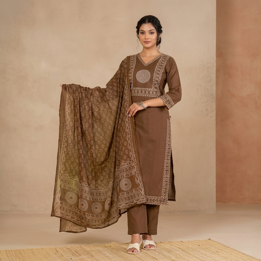 Pack Of 3 Kurta Set with Dupatta (KS-5)