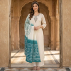 Pack of 3 Kurta Pant Set with Dupatta (DMK-8)