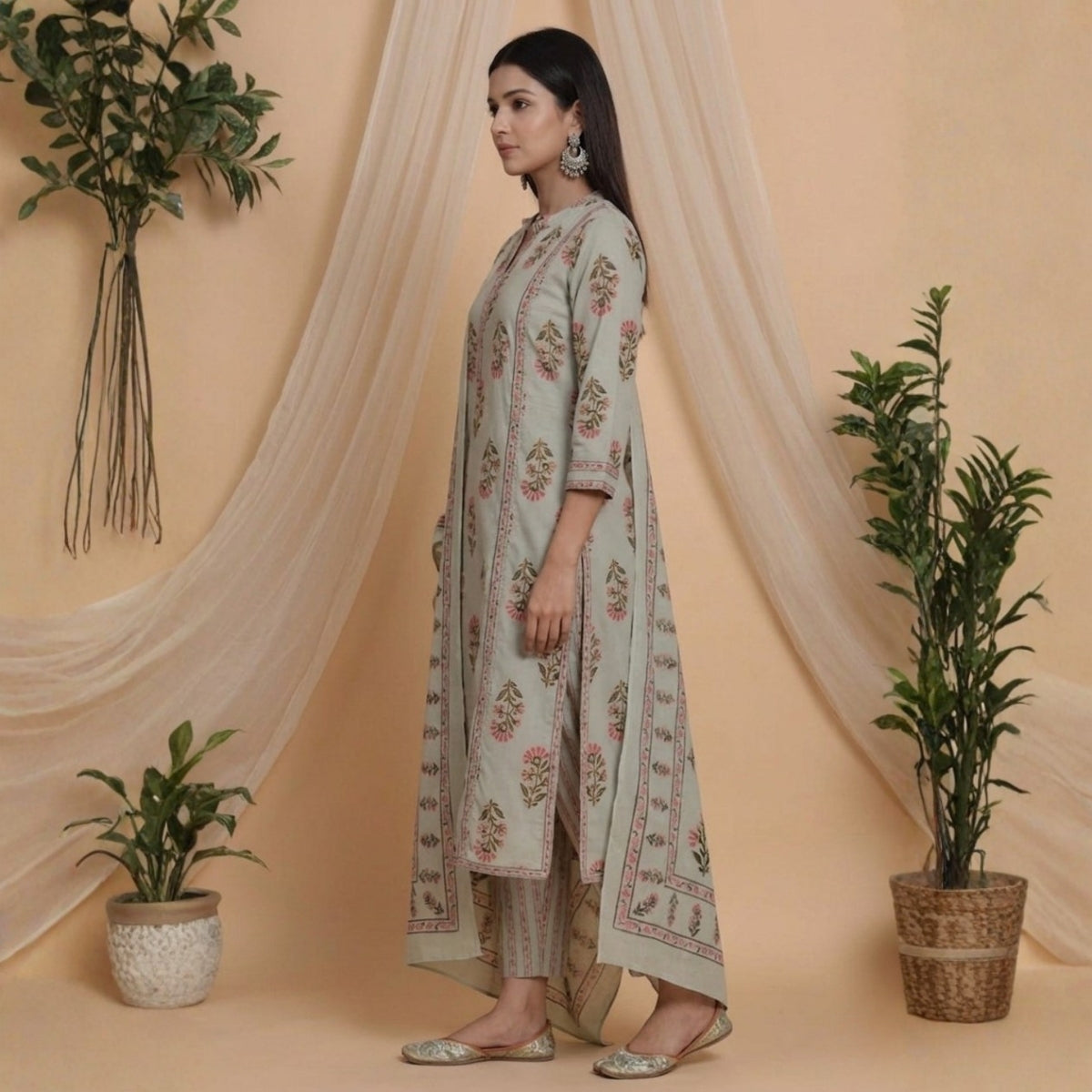 Women’s Kurta Set with Dupatta (KD-9)