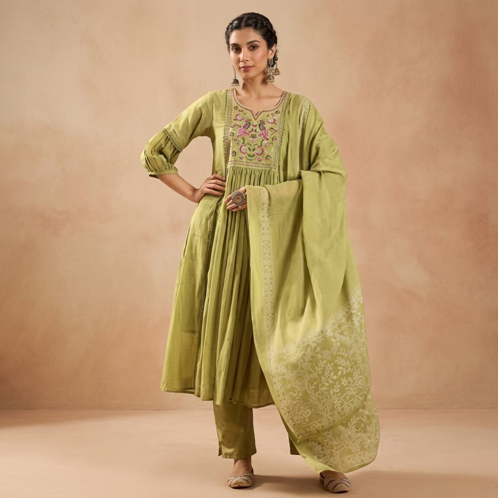 Pack Of 3 Kurta Set with Dupatta (KS-6)