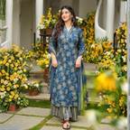 Pack of 3 Kurta Pant Set with Dupatta (DMK-9)