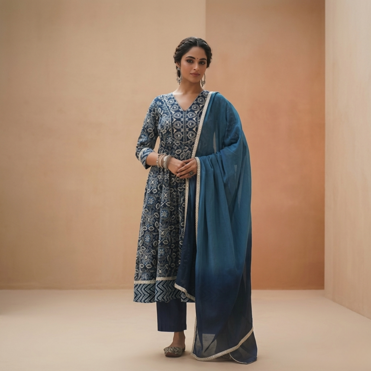 Pack Of 3 Kurta Set with Dupatta (KS-6)