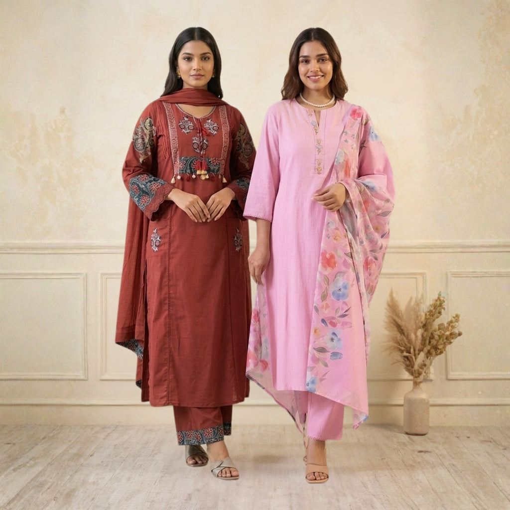 Women’s Kurta Set with Dupatta (KD-10)