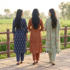 Pack of 3 Women’s Designer Kurta Sets – Ethnic Kurta Pant Dupatta Set for Women (P3K-14)