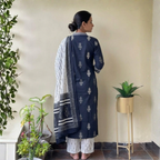 Pack of 3 Kurta Pant Set with Dupatta (DMK-10)