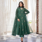 Pack of 2 Premium Cotton Kurtis with Pant & Dupatta – ( Anarkali Set + Kurta Set )| C-19