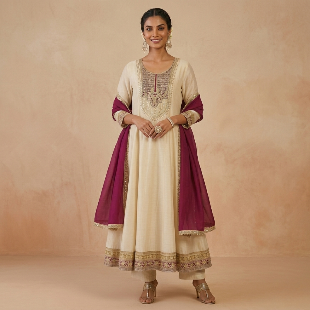 Pack Of 3 Kurta Set with Dupatta (KS-7)