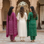 Pack of 3 Women’s Designer Kurta Sets – Ethnic Kurta Pant Dupatta Set for Women (P3K-19)
