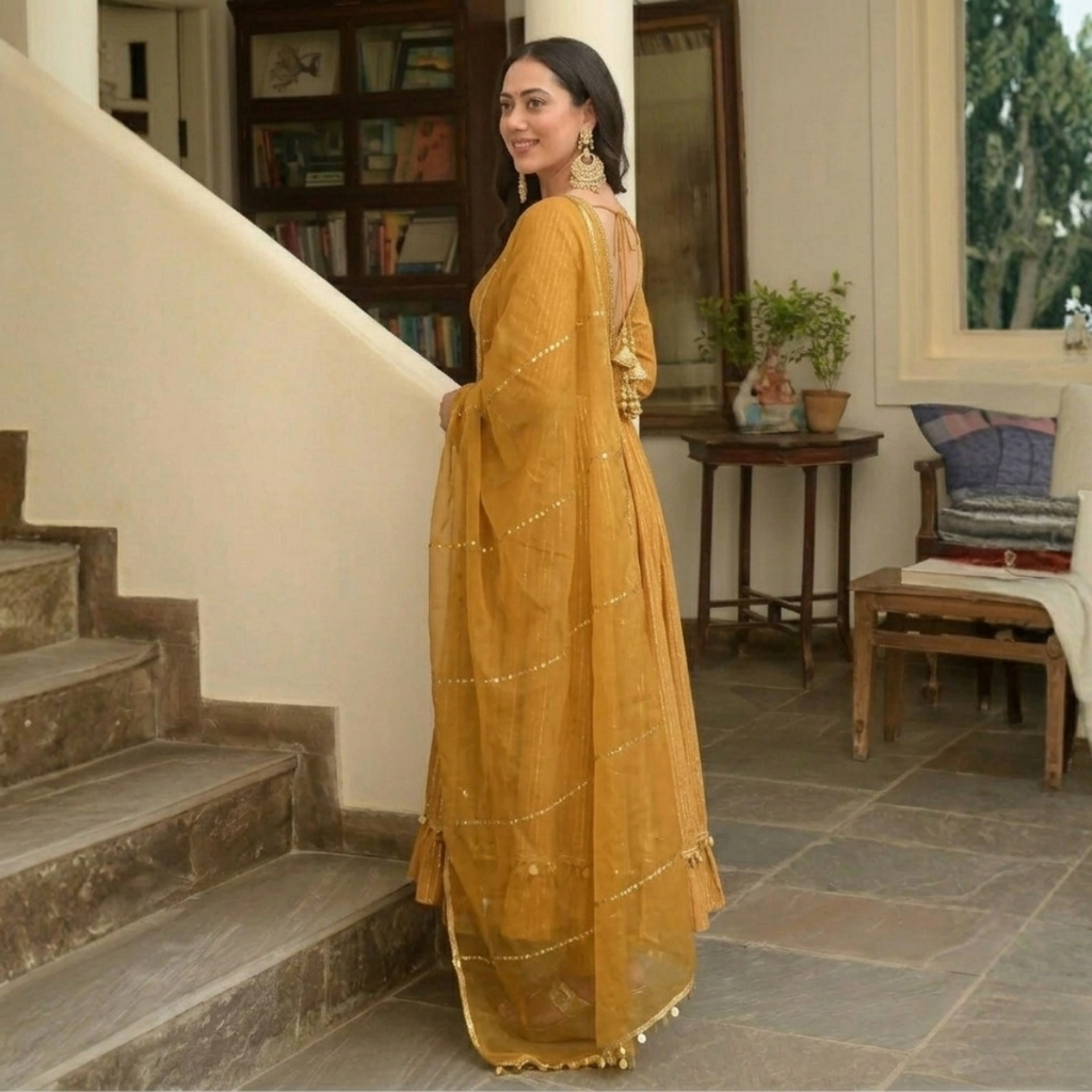 Pack of 3 Kurta Pant Set with Dupatta (DMK-1)