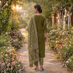 3 Combo Set Included Kurta, Pants & Dupatta with elegant prints | KS-01