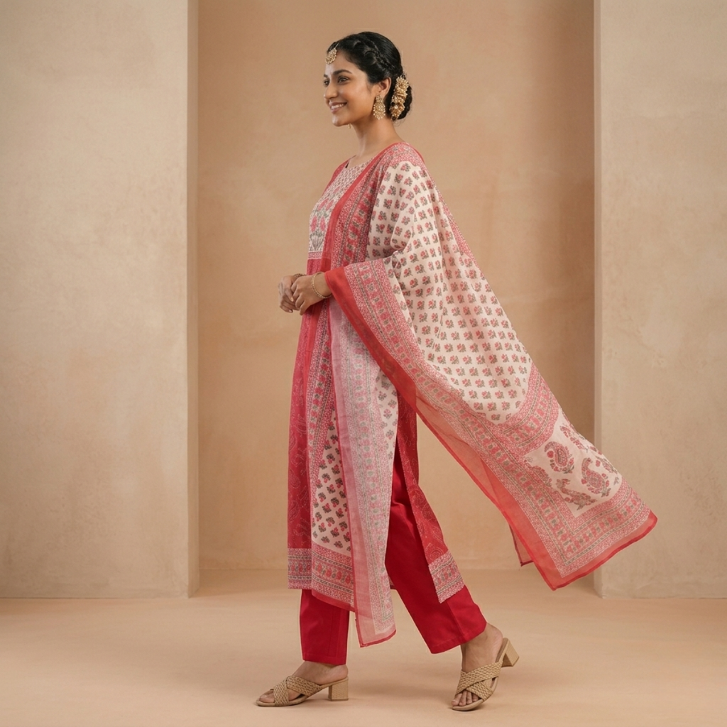 Pack Of 3 Kurta Set with Dupatta (KS-10)