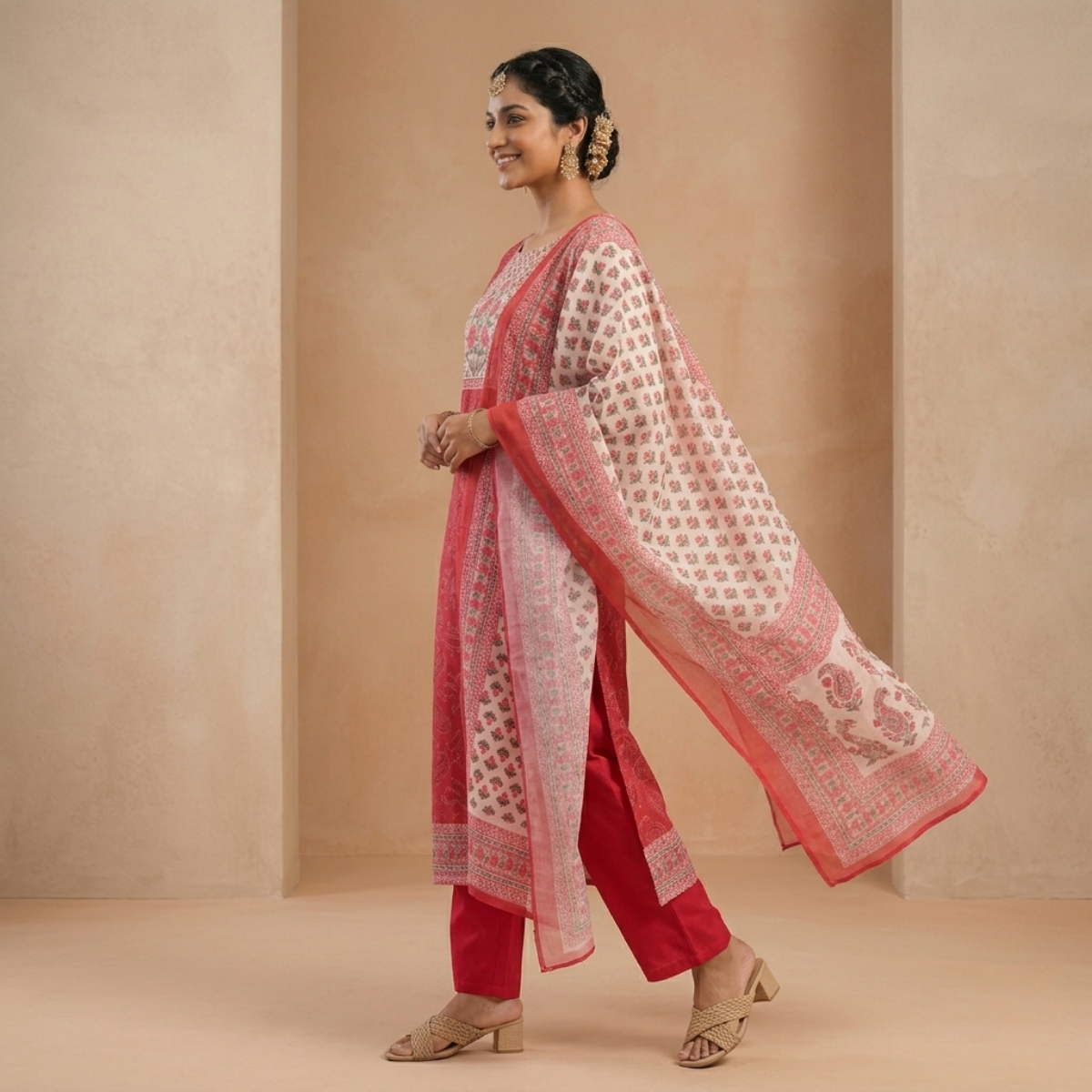 Pack Of 3 Kurta Set with Dupatta (KS-10)